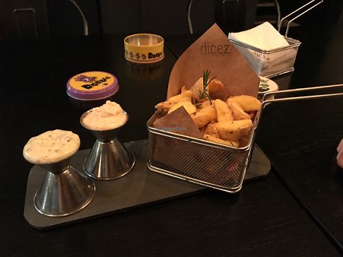 French fries at DiceZ in Sao Paulo
