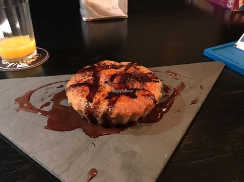 Apple pie at DiceZ in Sao Paulo