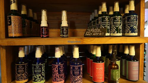 lots of natural oil blends and hydrosols.  at Moringa Fresh and Wild  in Puerto Escondido