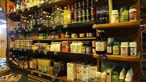 Oils, plant milks, lots of great food products at Moringa Fresh and Wild  in Puerto Escondido