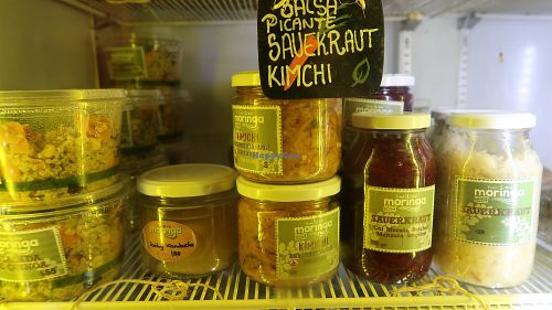 Kimchi, Kombucha, sauerkraut, hummus... at Moringa Fresh and Wild  in Puerto Escondido