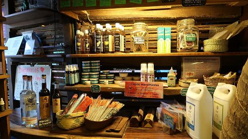 incense, mezcal, natural soaps... at Moringa Fresh and Wild  in Puerto Escondido