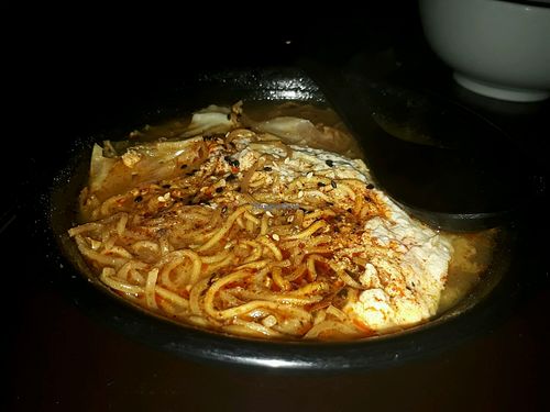 Spicy Noodle Dish at Sushi Kitchen in Penang