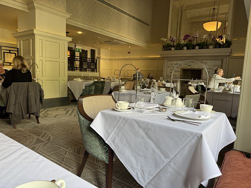 Beautiful room  at The Tea Room at The Midland Hotel in Manchester