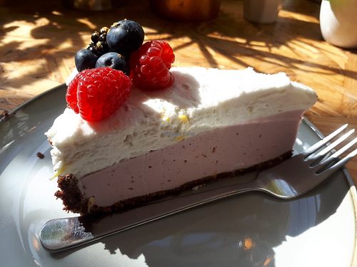 Cheesecake at Wilk Syty in Wroclaw