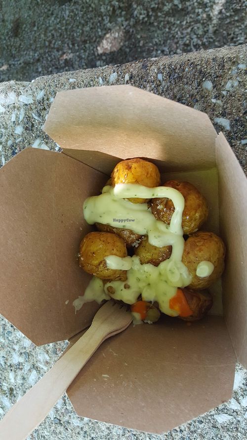 side of potatoes at Planet Vega - Food Trailer in Gothenburg