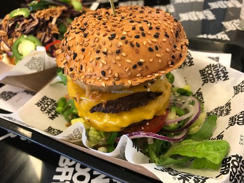 Notorious SUMO burger at Vegan Junk Food Bar - 2D in Amsterdam