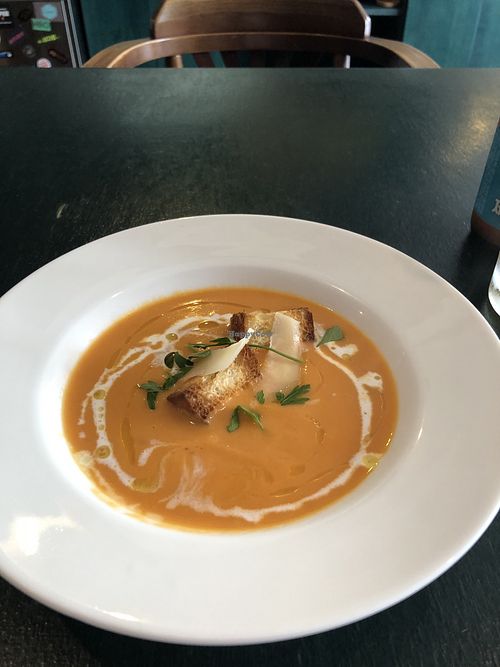 Tomato soup at Jenny's Bread in Seogwipo