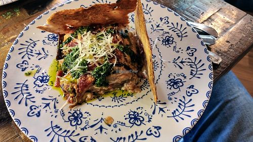 Deliciosa Parmesana at Lluvia in Alicante