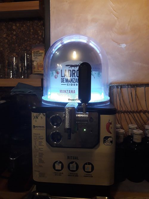 Cider at Lluvia in Alicante