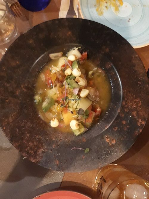 Ceviche at Lluvia in Alicante