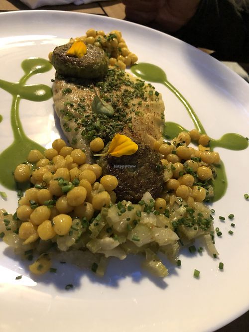 Gefüllte Maultasche.... köstlich.... at Farbenfroh in Essen