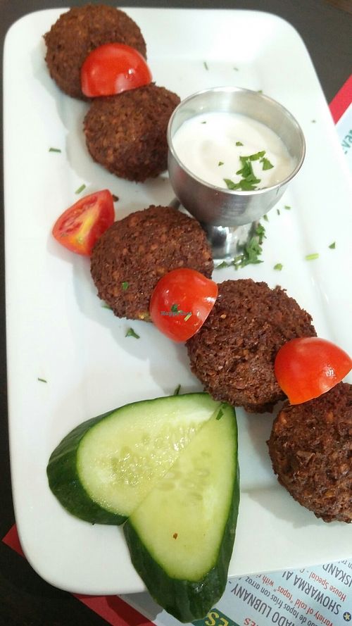 Falafel at El Rincon de Beirut in Sevilla