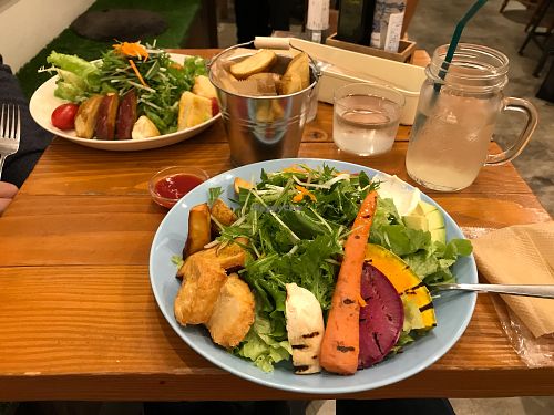 Jummy :) at Minami Aoyama Yasai Kichi in Yokohama