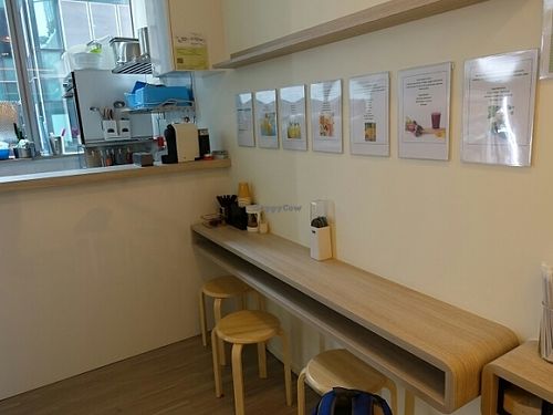 dining area at Simple Lifestyle Healthy Vegetarian Cafe in Central Singapore