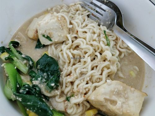 vegan ramen at Simple Lifestyle Healthy Vegetarian Cafe in Central Singapore
