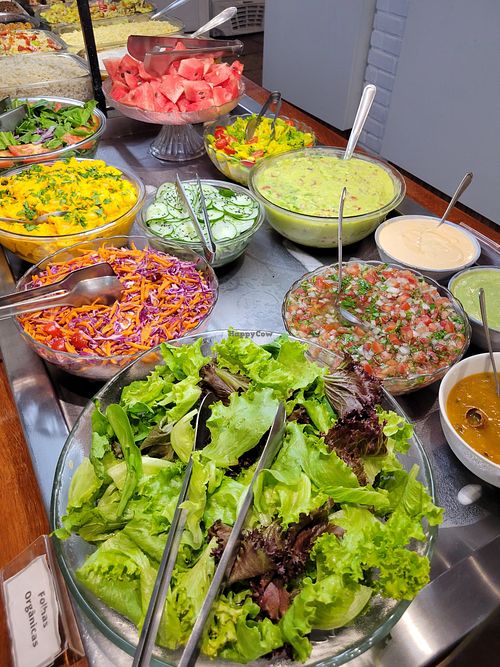 Beautiful buffet at Espaço Nutrir - Corpo Mente Espirito in Florianopolis
