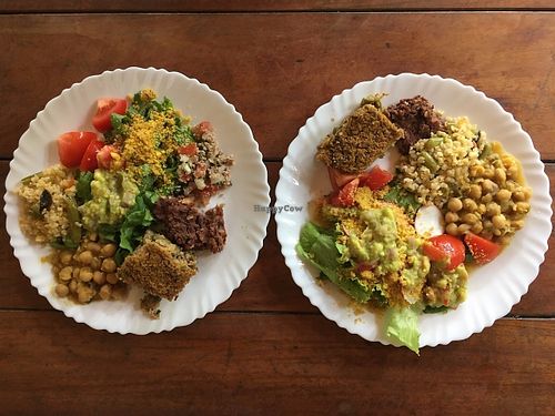 Vegan lunch buffet at Espaço Nutrir - Corpo Mente Espirito in Florianopolis