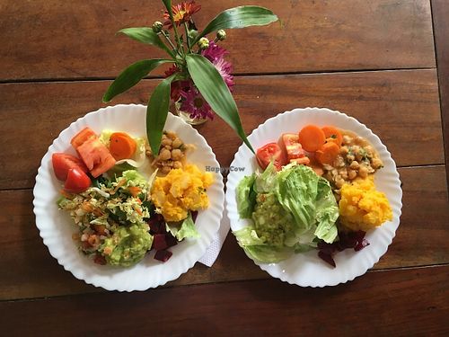 Vegan lunch buffet at Espaço Nutrir - Corpo Mente Espirito in Florianopolis