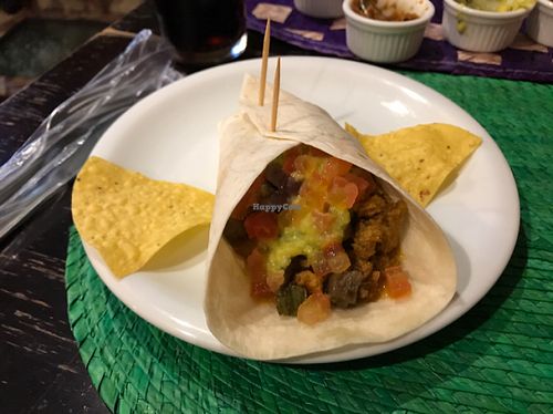 Burrito at Nacho Libre in Sao Paulo