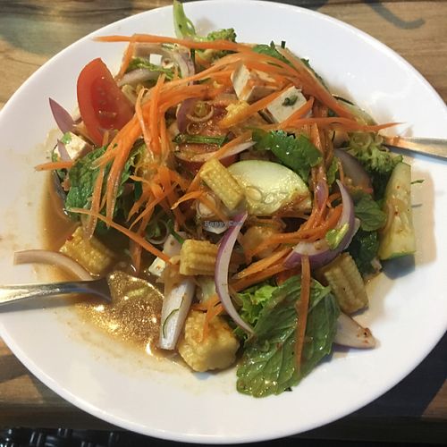warm Tofu salad at Menu Thai Cuisine in Port Douglas