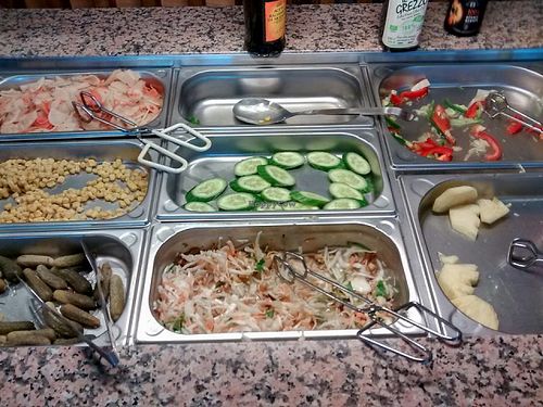 buffet at Orange Verte in Cologne