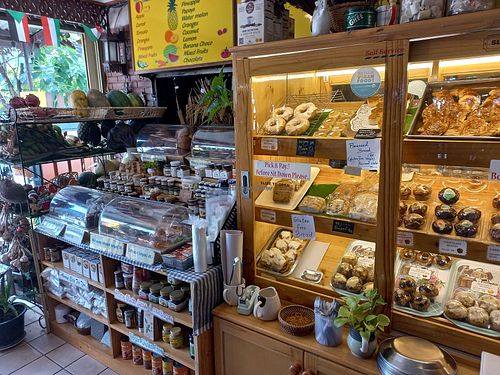 Bakery section, almost all of it is vegan at Blue Diamond in Chiang Mai