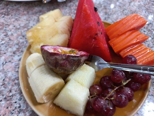 Fruit that comes with breakfast at Blue Diamond in Chiang Mai