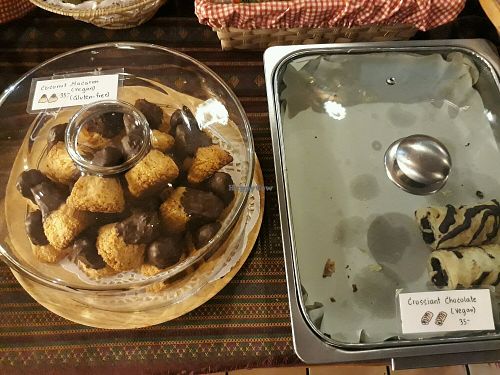 Vegan cakes at Blue Diamond in Chiang Mai