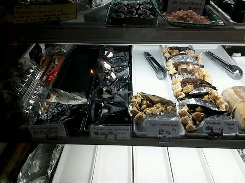 Vegan pies at Blue Diamond in Chiang Mai