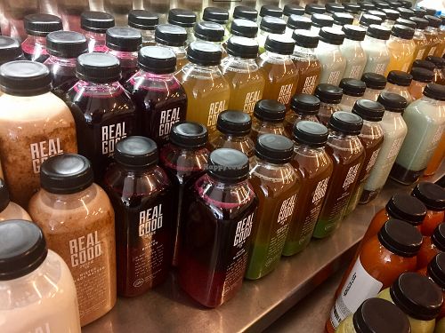 Outstanding fresh juice selection  at Real Good Juice Co. - Wells in Chicago