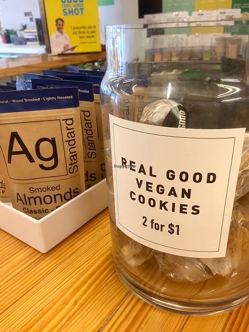 Vegan treats! at Real Good Juice Co. - Wells in Chicago