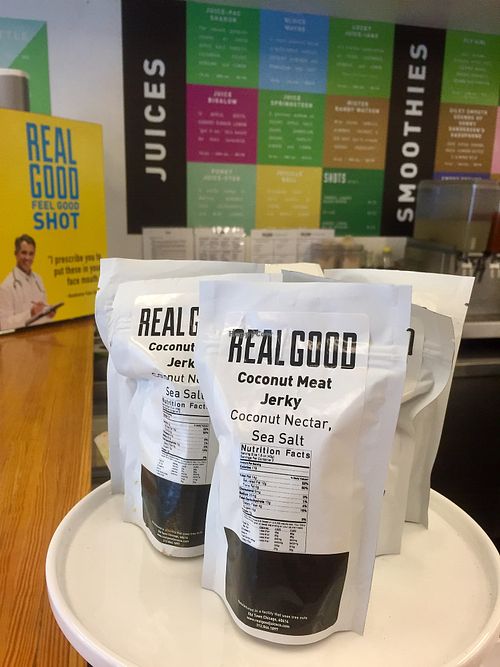 Vegan Jerky at Real Good Juice Co. - Wells in Chicago