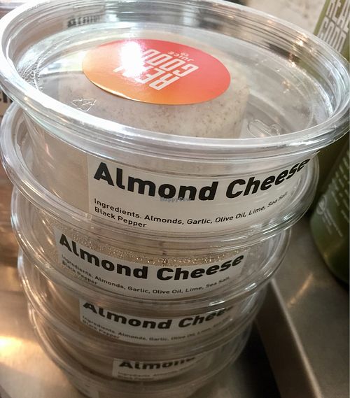 Almond cheese! at Real Good Juice Co. - Wells in Chicago