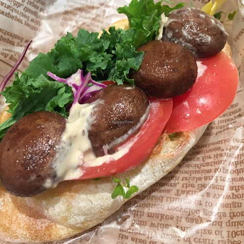 mushroom roll  at Vege Stand in Tokyo