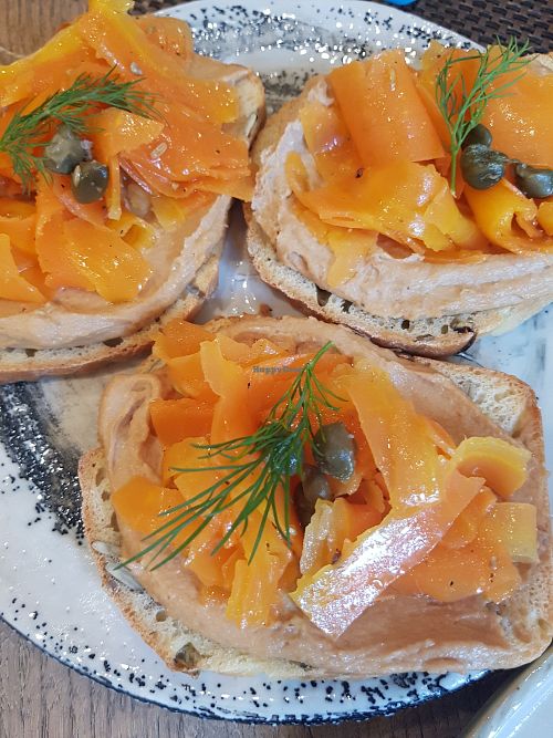 Carrot lox at Mandala in Belgrade