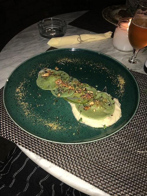 Ravioli at Mandala in Belgrade
