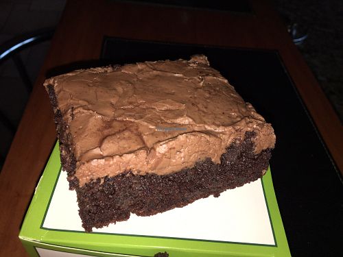 amazing chocolate brownie  at The Old Fire Station in Limerick