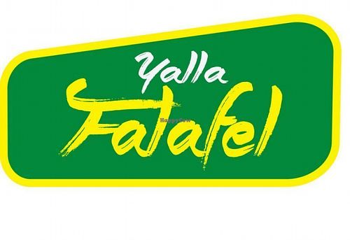Logo at Yalla Falafel in Brasilia