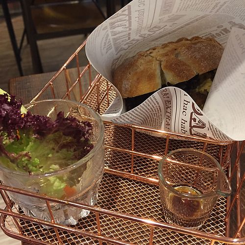 ciabatta sandwich  at Blossom Rena Vegan Cafe 貝多蕾納 in Taipei