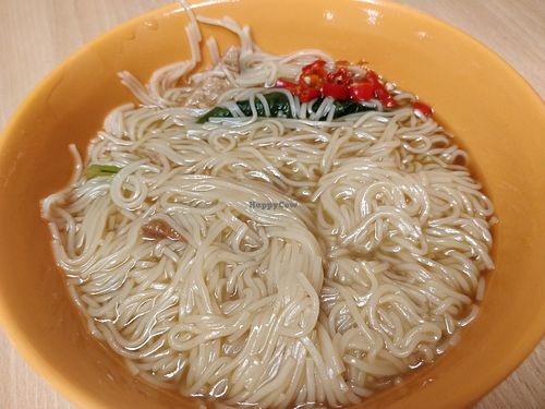 Mee Suah soup at Kong Meng San Phor Kark See Monastery in Central Singapore
