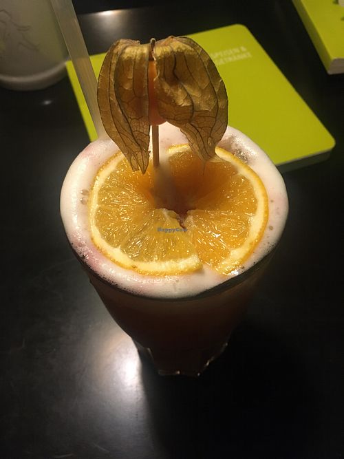 Fruit juice cocktail at MUC - Hans im Glück - T2 in Munich