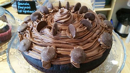 Cake at The Accidental Vegan Cafe in Honiton