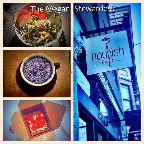 Great find at Nourish Cafe in San Francisco