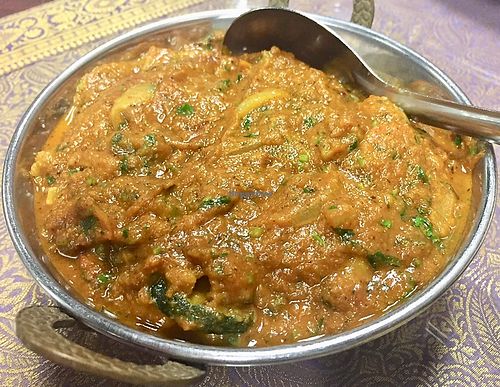 Vegetable Jalfrezi (item V9) very savory and delicious at Slice of India in Clovis