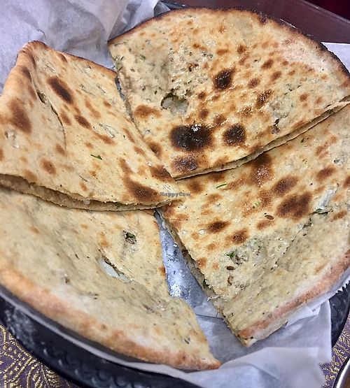 Gobi Paratha stuffed nan at Slice of India in Clovis