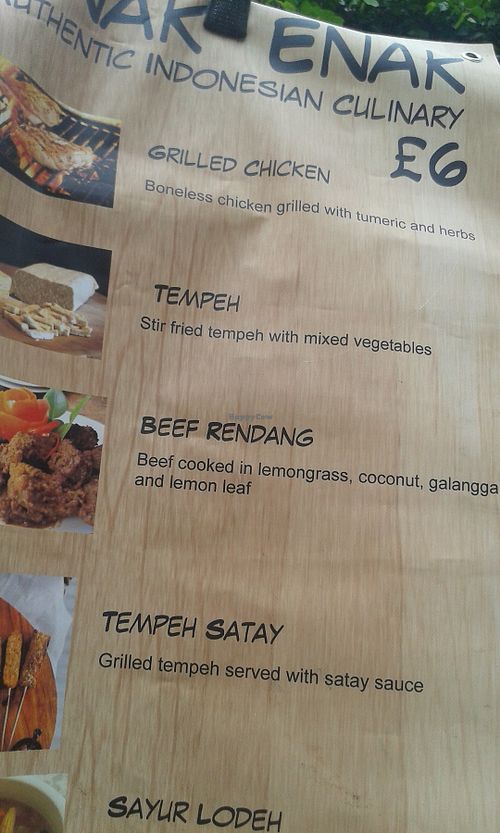 Tempeh at the vietnamese food.  at Lyric Square Market in West London