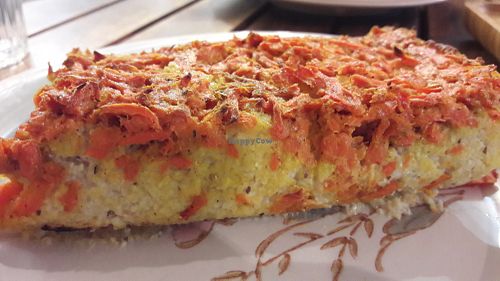 Polenta & Carrot Slice at Les Gourmandises Louca  in Quebec