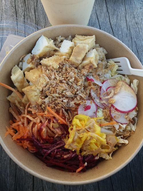 Salad poke at VERD - Scotch Row in Sydney