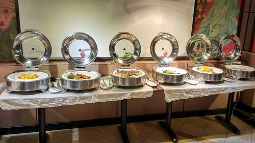 Buffet station 2 at Zhai Ming Xuan Vegetarian House in Fuzhou